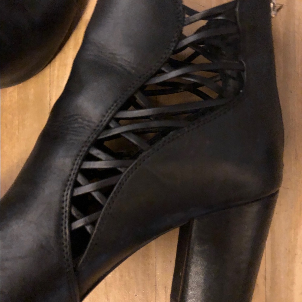 Jessica Simpson leather booties